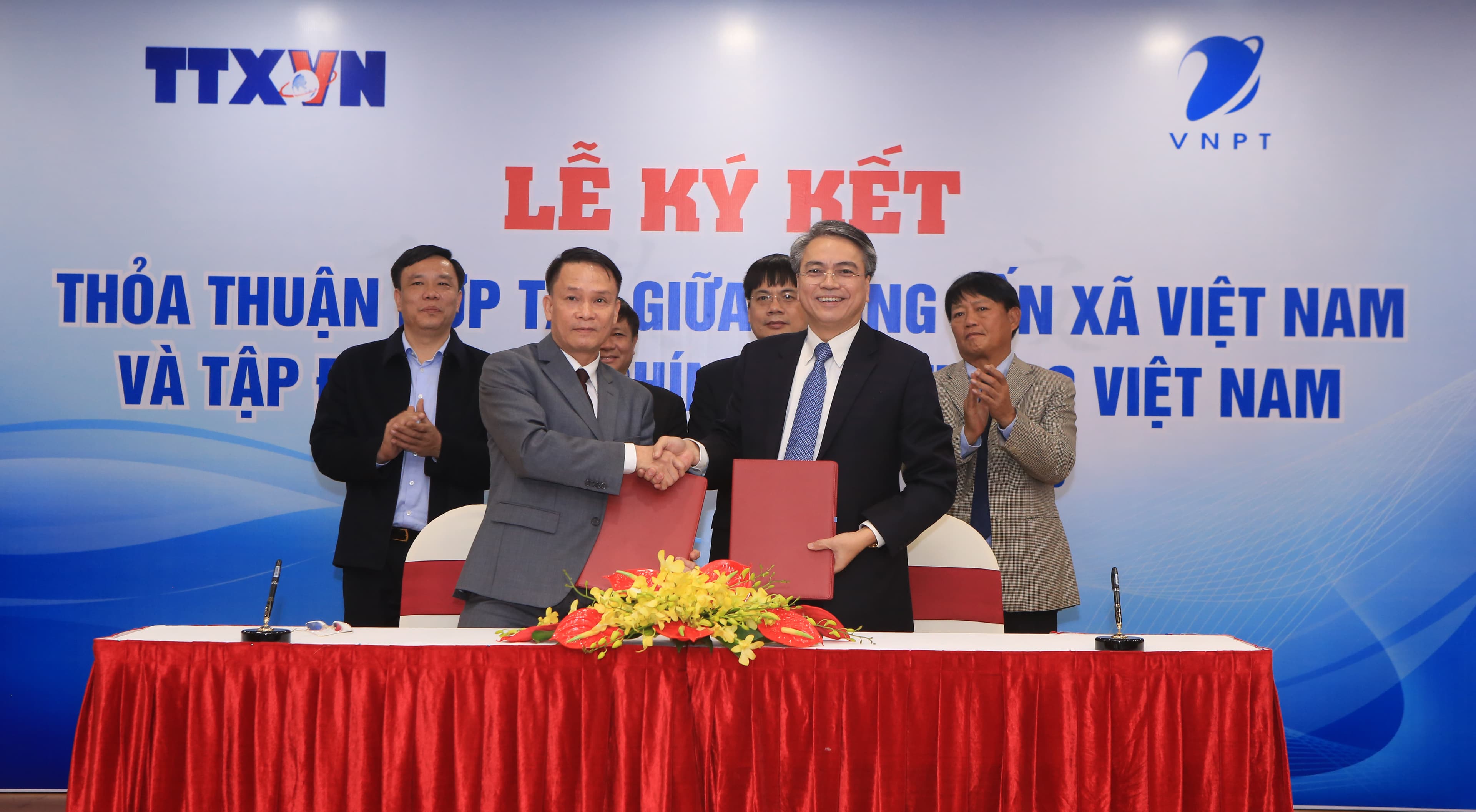 Tập đoàn VNPT ký kết thỏa thuận hợp tác với Thông tấn xã Việt Nam