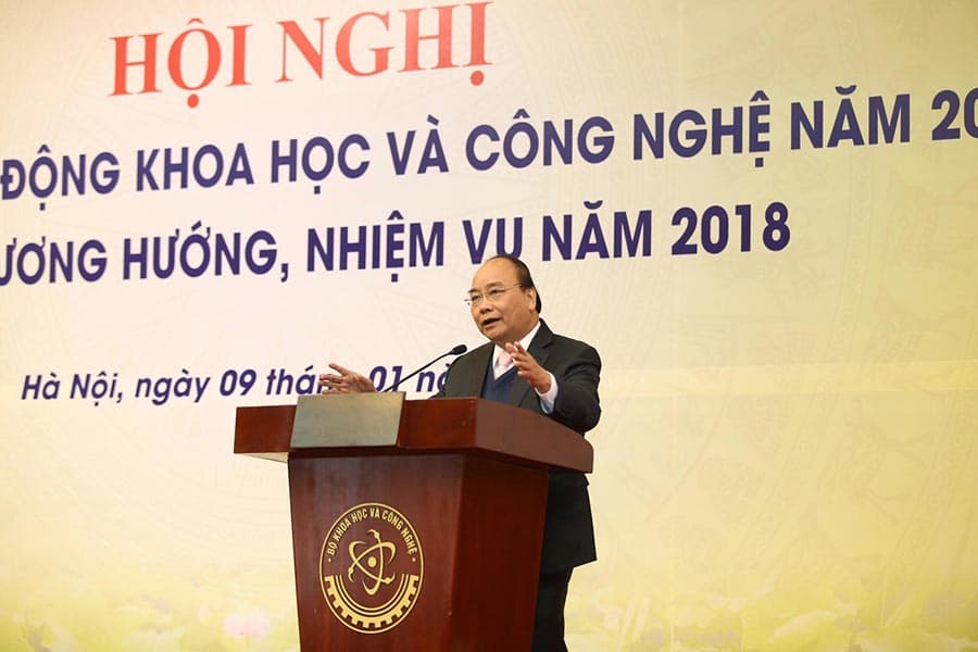 Thủ tướng Nguyễn Xuân Phúc dự hội nghị tổng kết năm của Bộ Khoa học và Công nghệ
