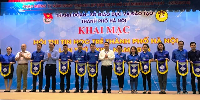 Gần 500 thí sinh tham gia Hội thi Tin học trẻ TP Hà Nội lần thứ 23