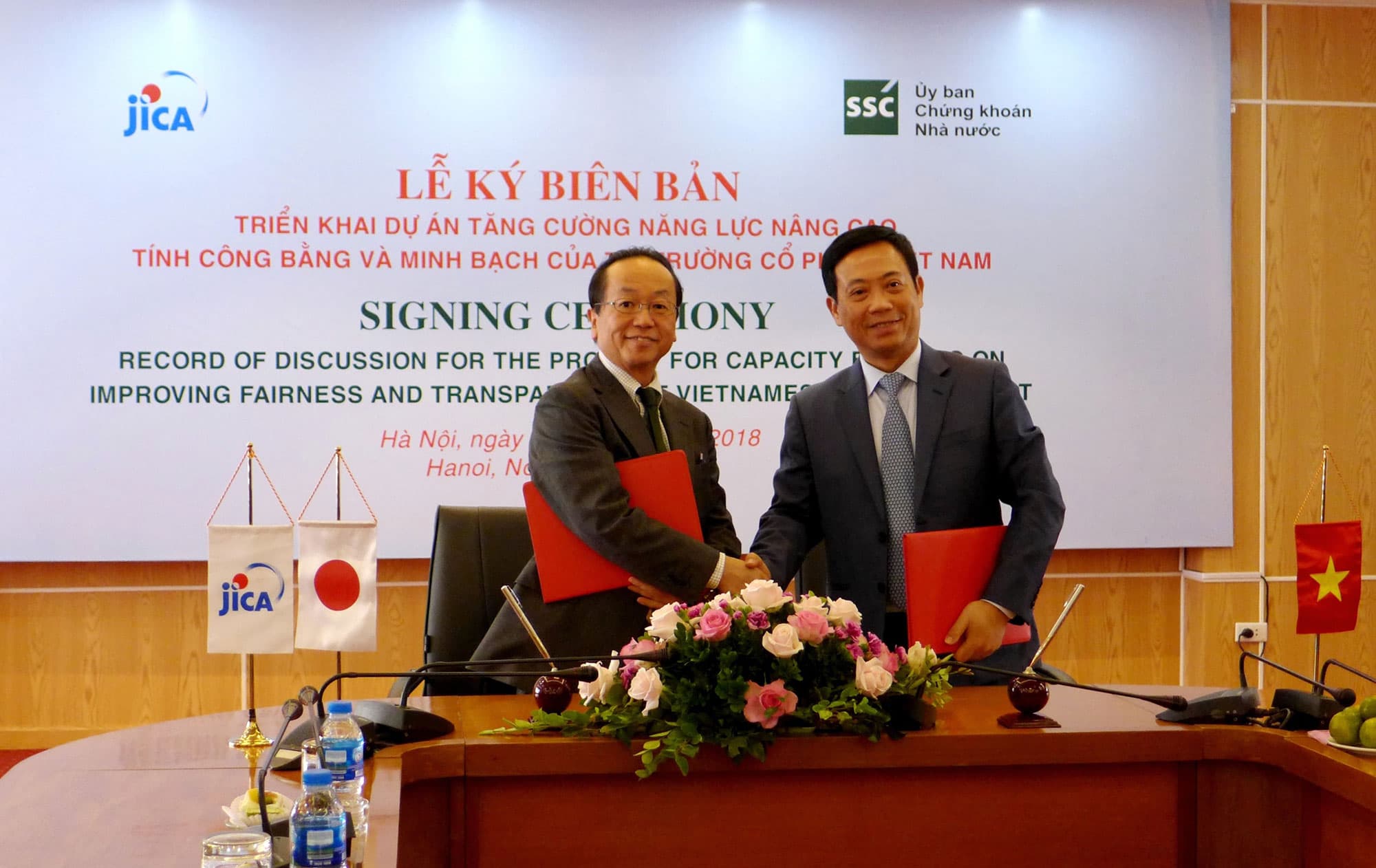 JICA hỗ trợ tăng cường năng lực thị trường chứng khoán Việt Nam