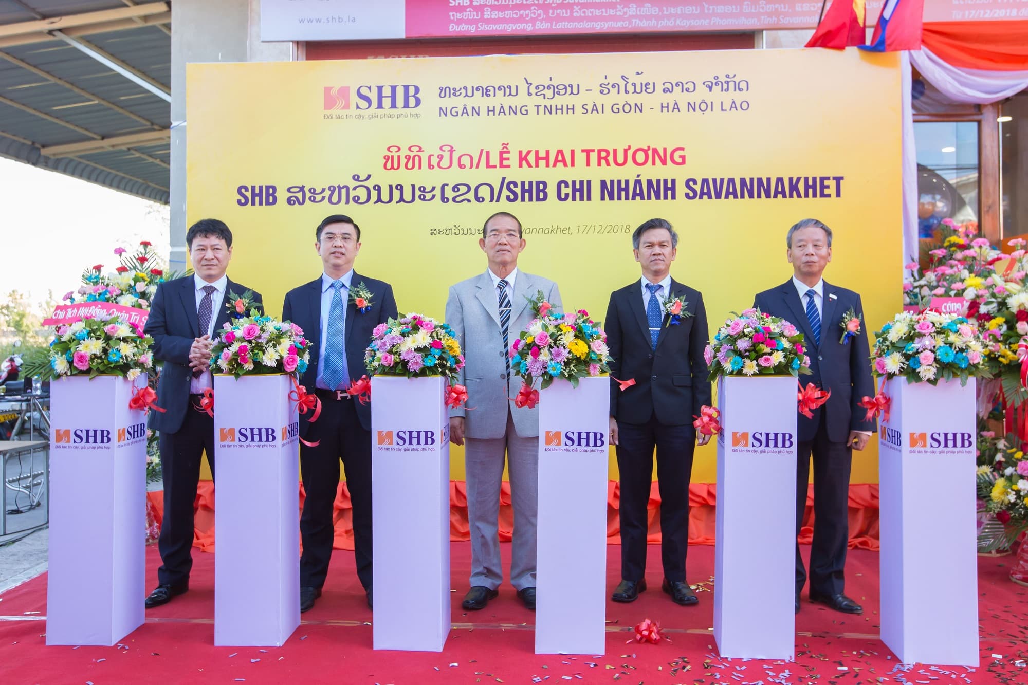 SHB khai trương chi nhánh ở Savanakhet (Lào)