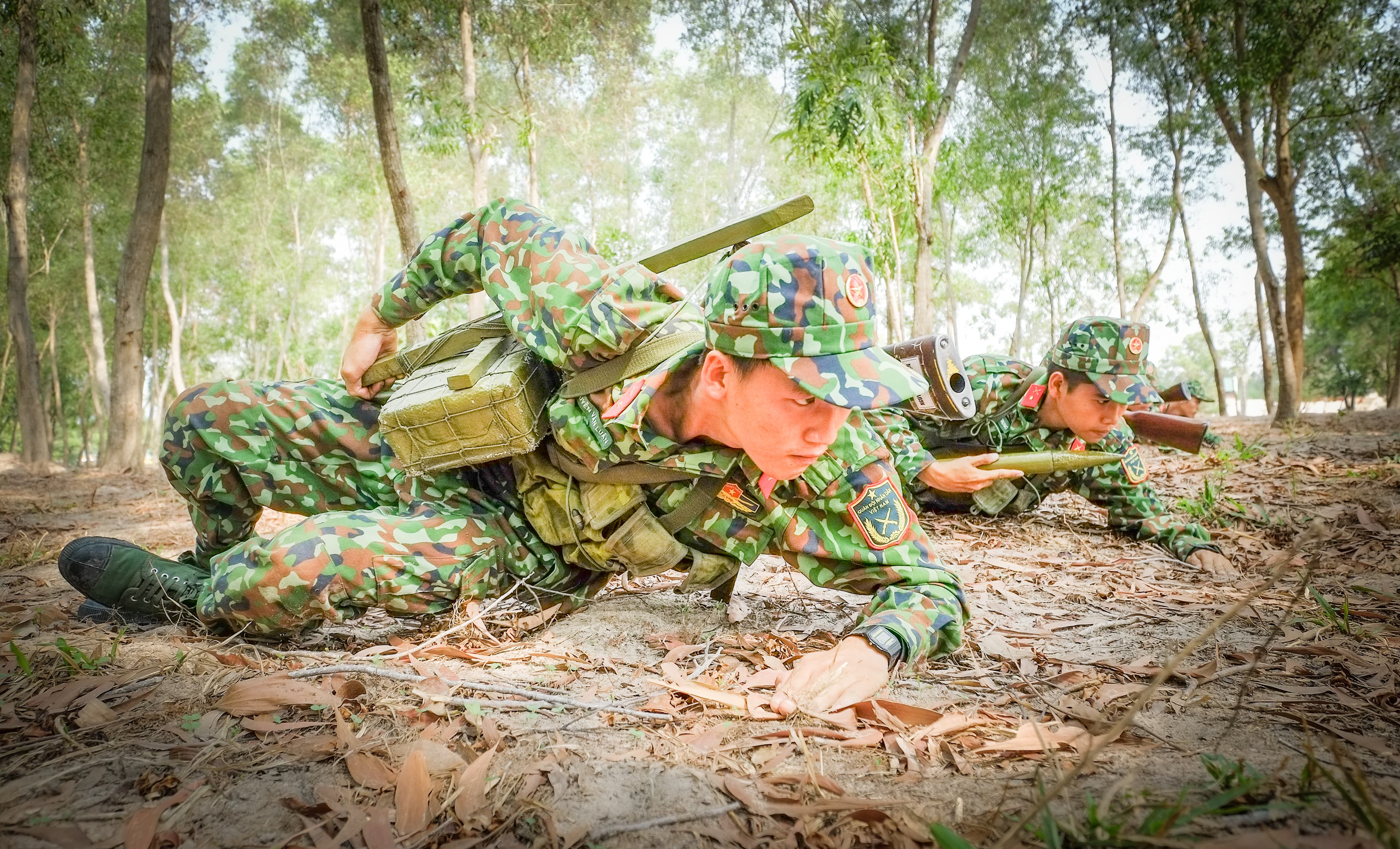 Thao trường rộn rã
