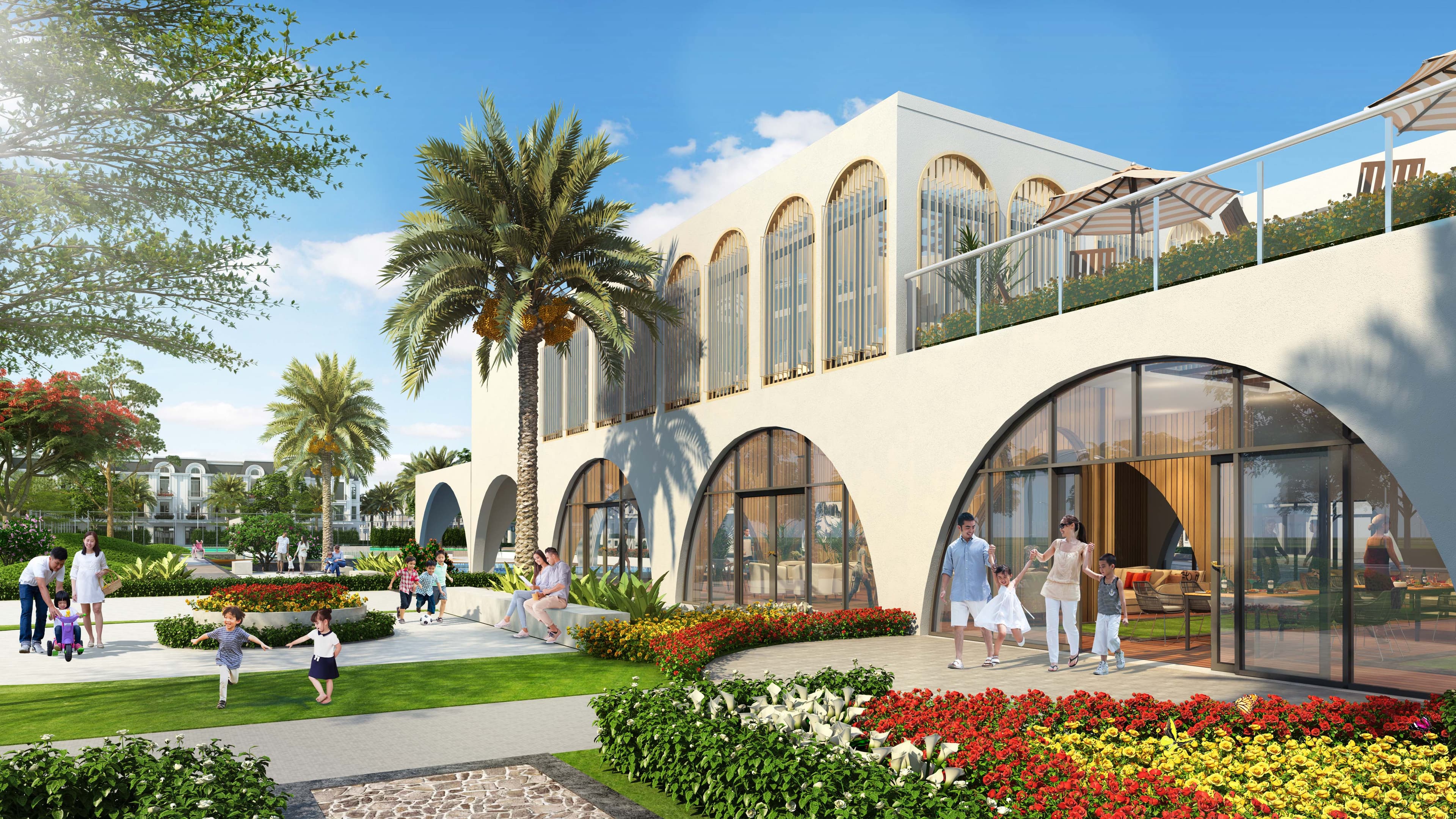 Sau lễ ra mắt hút khách, Crown Villas đẩy mạnh tiến độ thi công