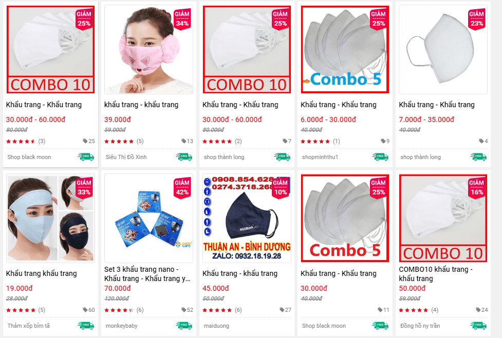 Gỡ bỏ gần 8.900 gian hàng lợi dụng dịch bệnh để tăng giá