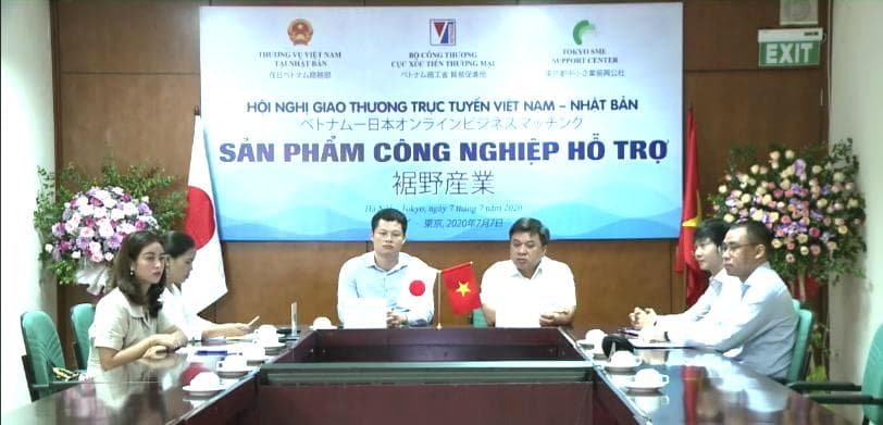 Giao thương trực tuyến sản phẩm công nghiệp hỗ trợ Việt Nam - Nhật Bản