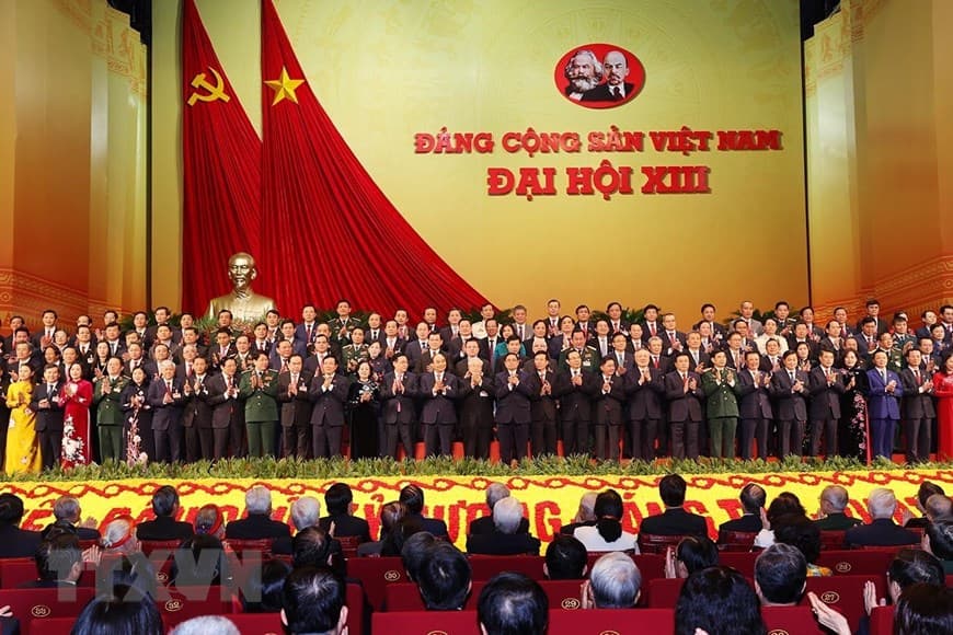 Những hình ảnh về Lễ bế mạc Đại hội đại biểu toàn quốc lần thứ XIII của Đảng