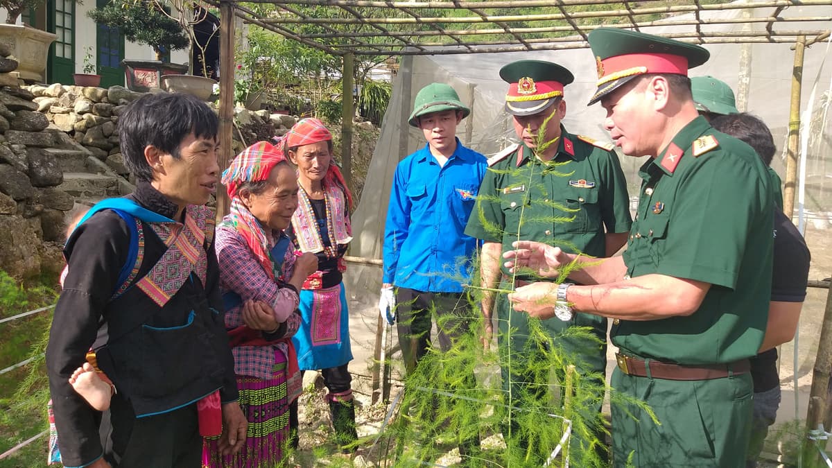 Màu xanh thắp sáng vùng biên