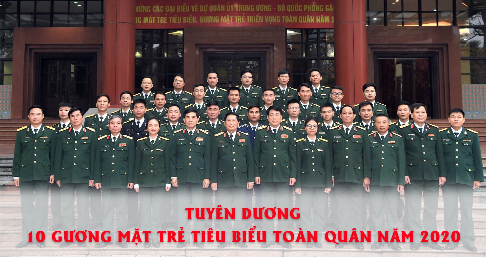 Tuyên dương 10 Gương mặt trẻ tiêu biểu toàn quân năm 2020