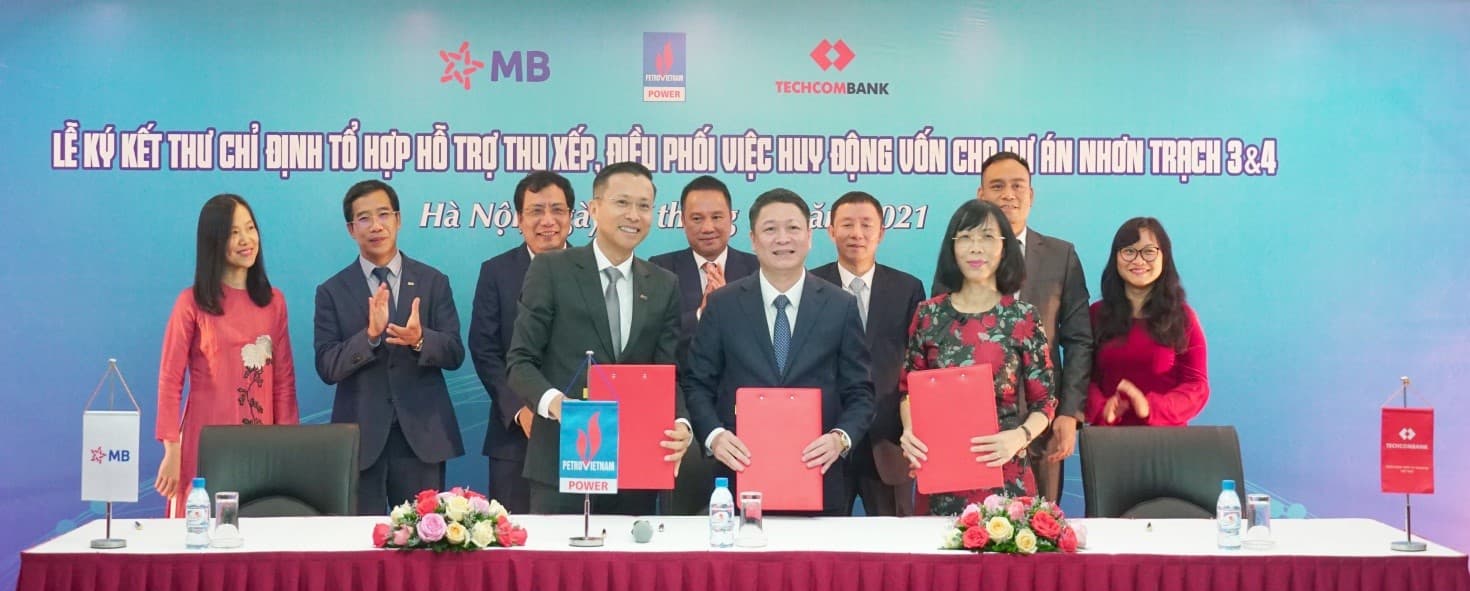 Dự án điện khí LNG đầu tiên do MB và Techcombank thu xếp vốn