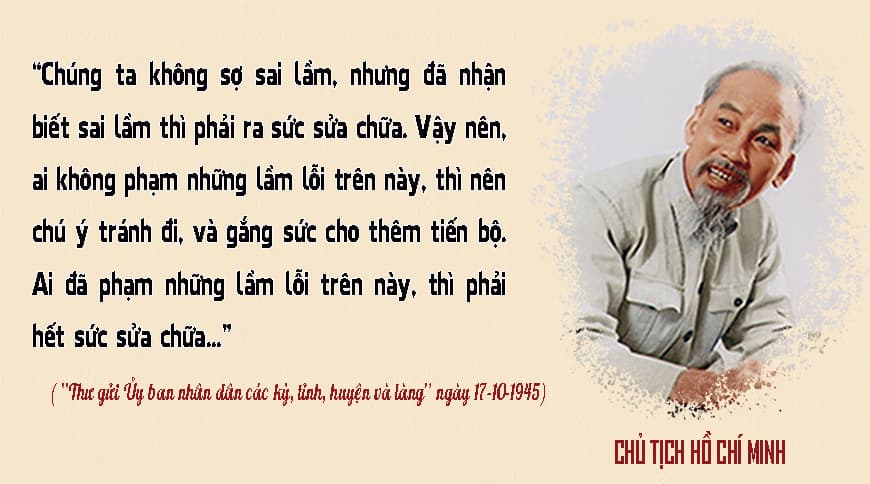 17-10-1945: Bác Hồ vạch rõ những thói hư tật xấu dễ mắc của cán bộ
