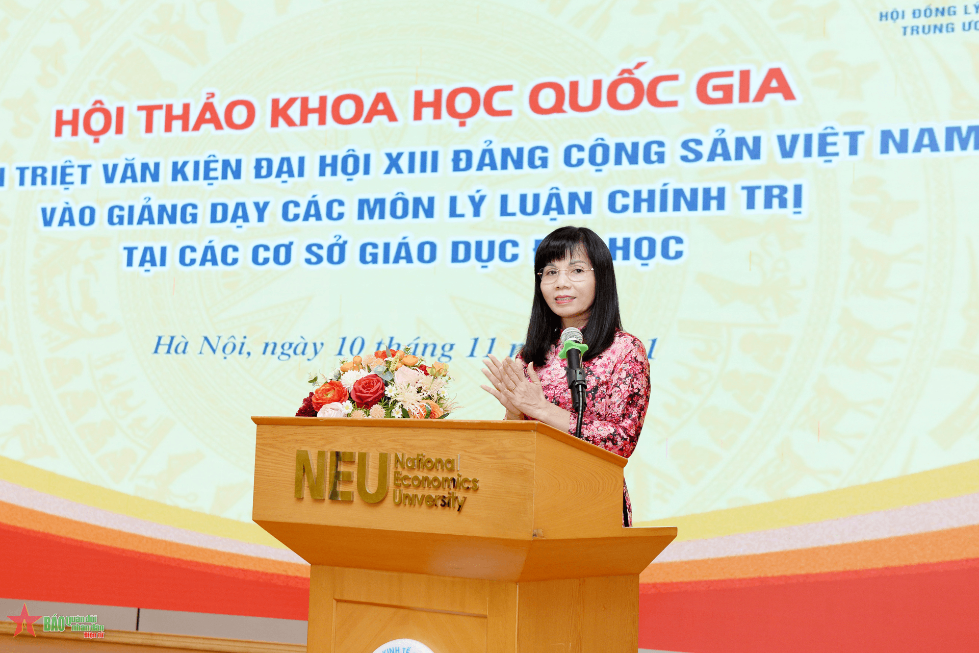 Quán triệt Văn kiện của Đại hội XIII vào giảng dạy các môn Lý luận chính trị tại các trường đại học