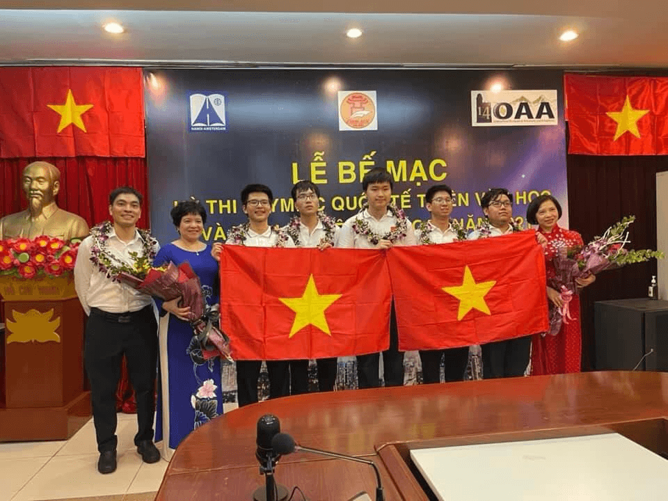 Học sinh Việt Nam đoạt Huy chương Vàng kỳ thi Vật lý Thiên văn quốc tế
