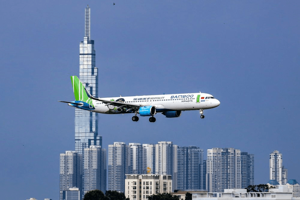 Tần suất đường bay nội địa của Bamboo Airways tăng từ 1-12