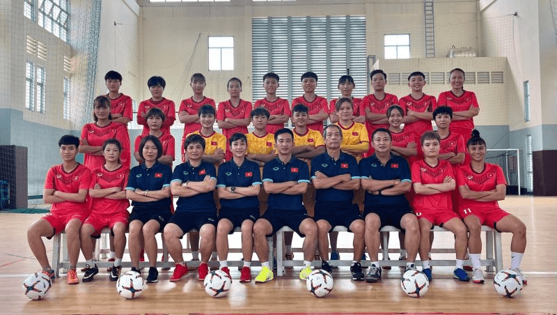 22 tuyển thủ nữ futsal tập trung chuẩn bị SEA Games 31
