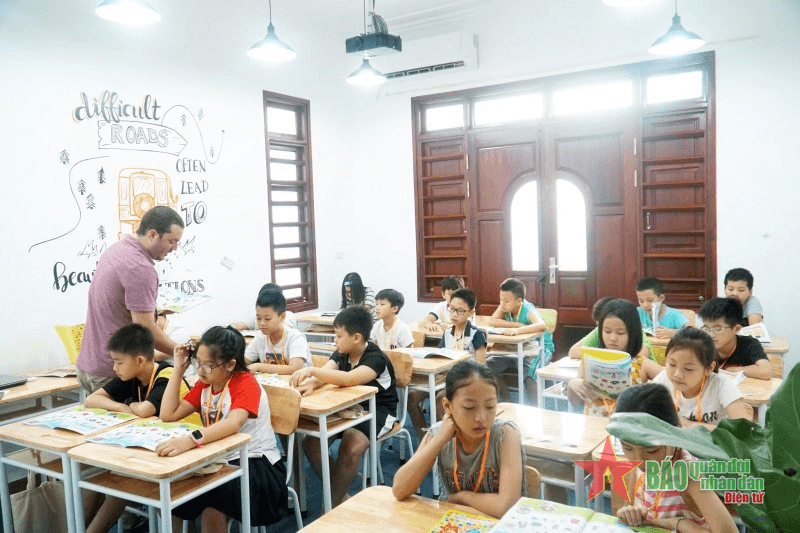 108.136 học sinh Bắc Ninh được học tiếng Anh theo hình thức xã hội hóa