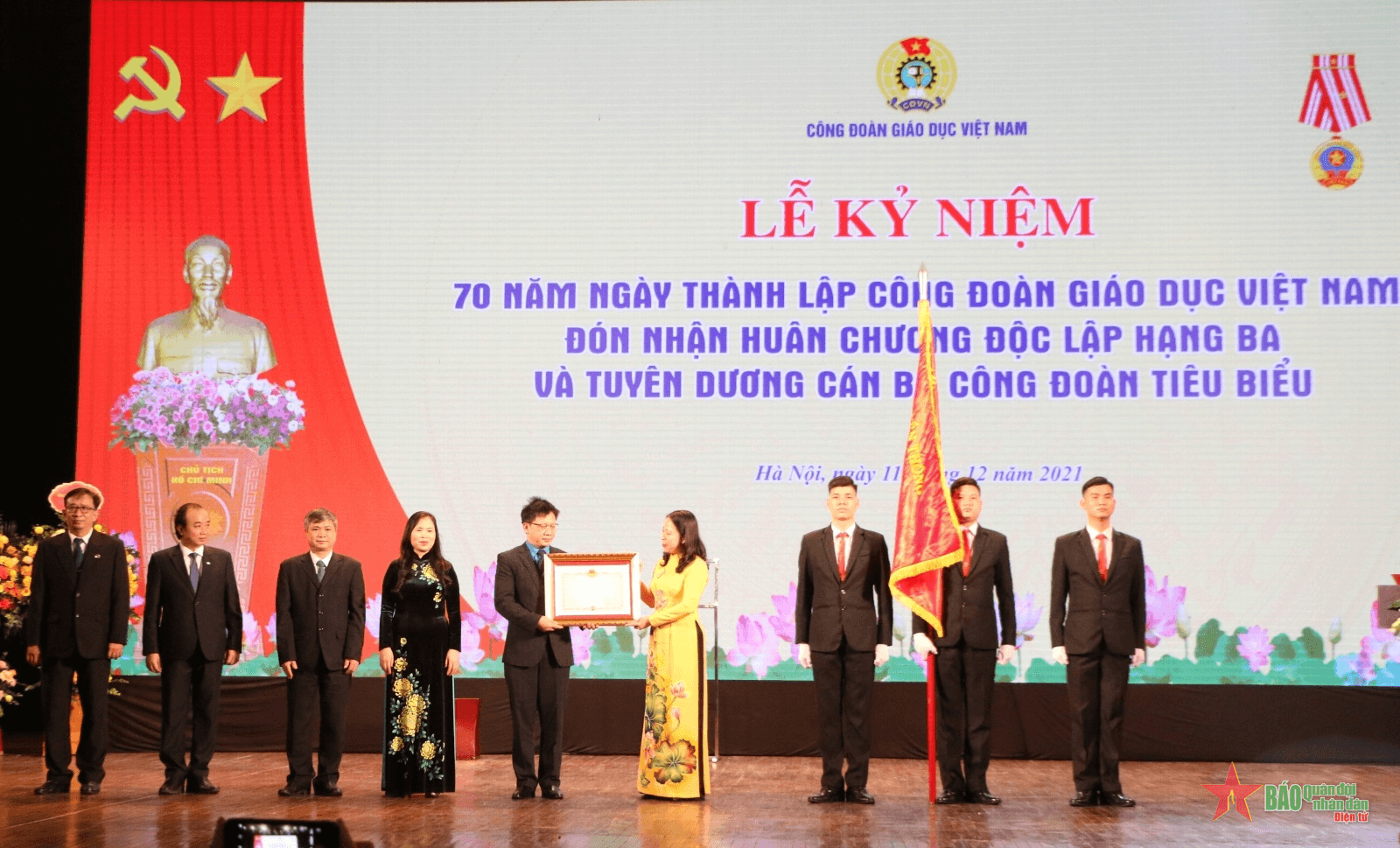 Công đoàn Giáo dục Việt Nam kỷ niệm 70 năm thành lập