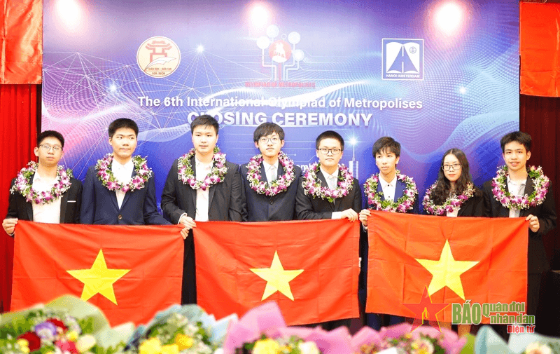 Việt Nam giành huy chương vàng tại Olympic quốc tế dành cho các thành phố lớn