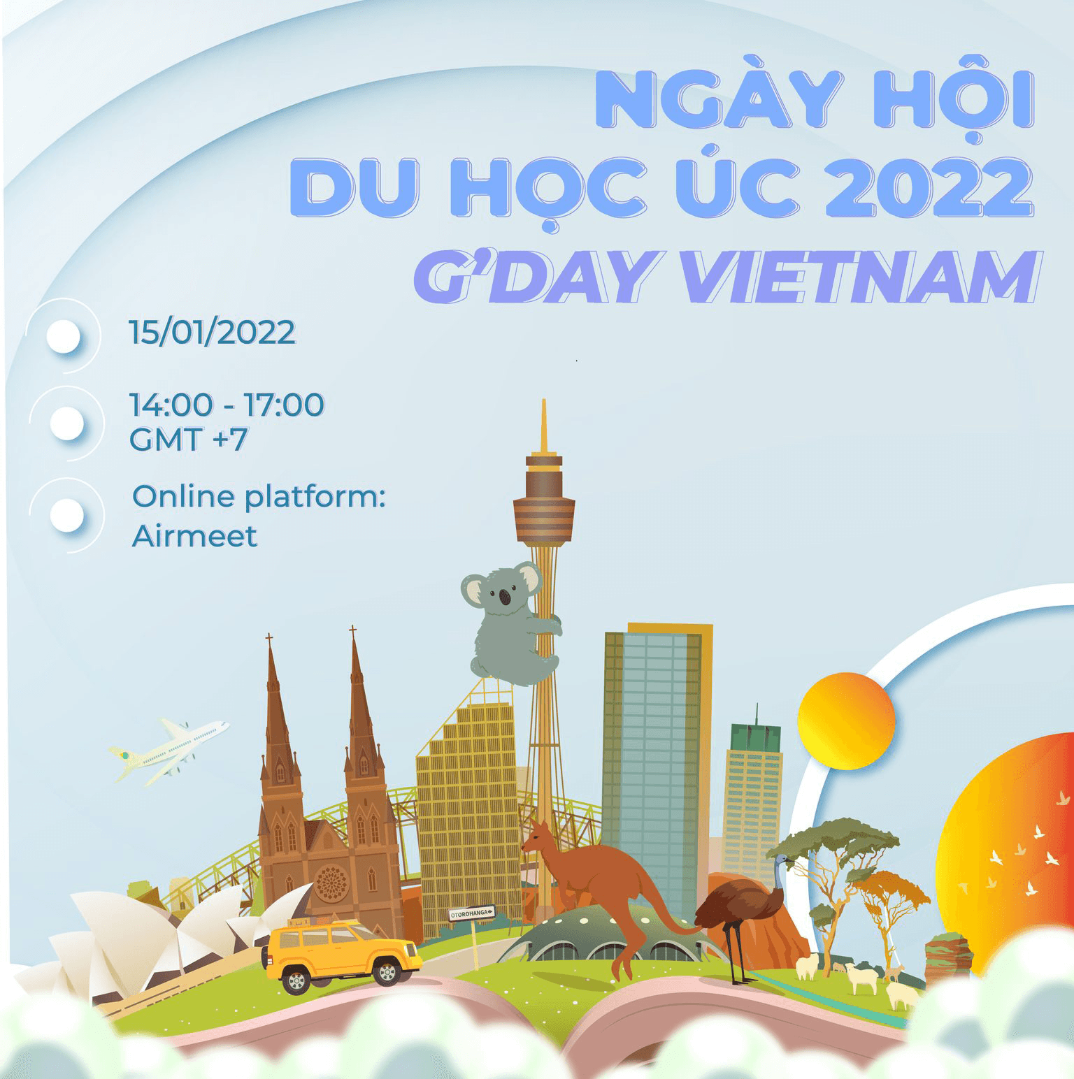 Ngày hội Du học Australia diễn ra trong hai ngày liên tiếp vào tháng 1