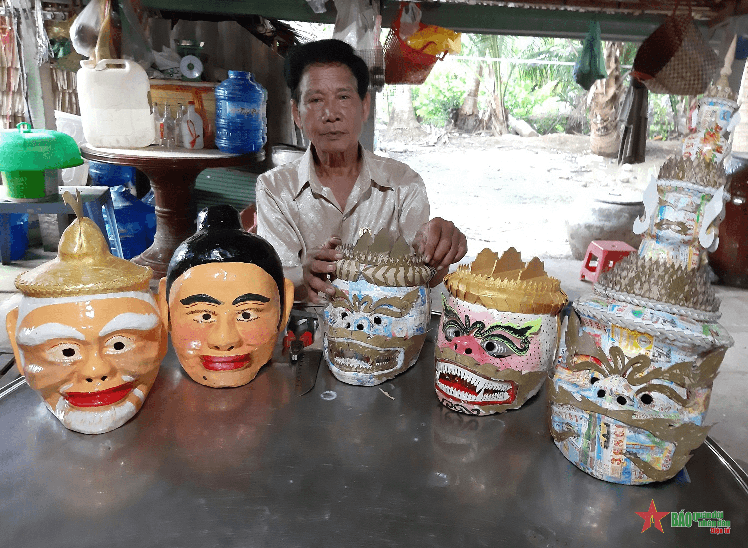 Nghệ nhân đam mê văn hóa dân tộc Khmer