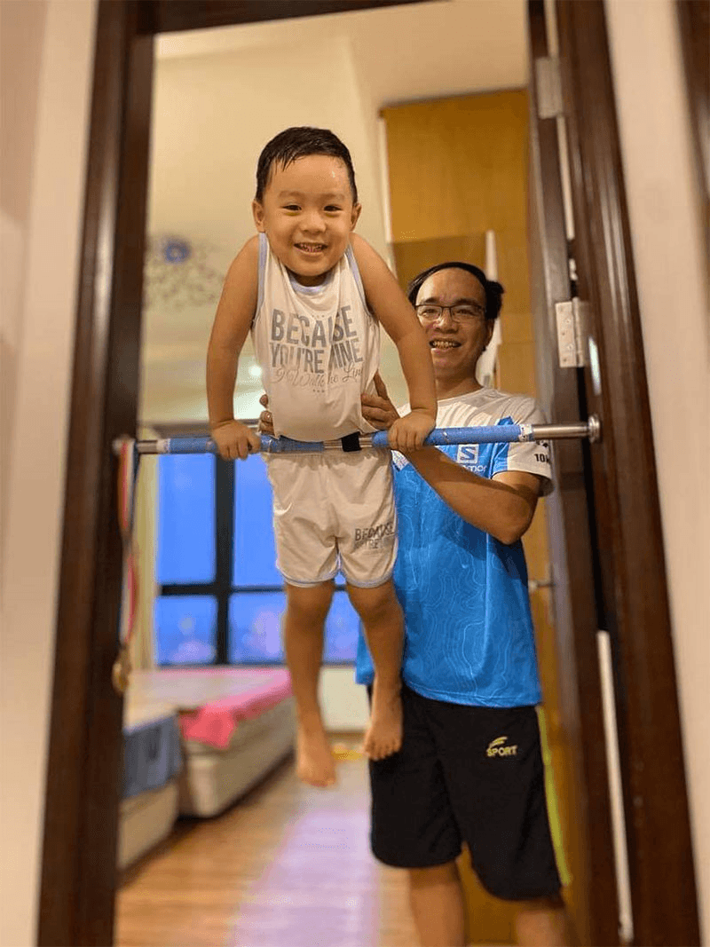 Viết ứng dụng giúp con vận động trong mùa dịch