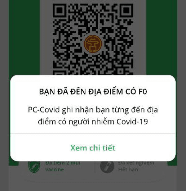 Ứng dụng phòng, chống dịch PC-Covid có thêm tính năng tự động cảnh báo