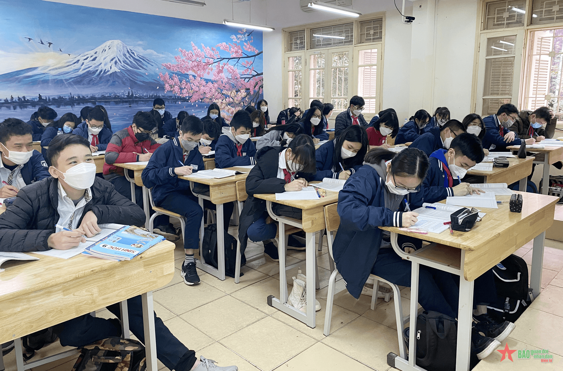 Số học sinh học trực tiếp đạt tỷ lệ hơn 93%