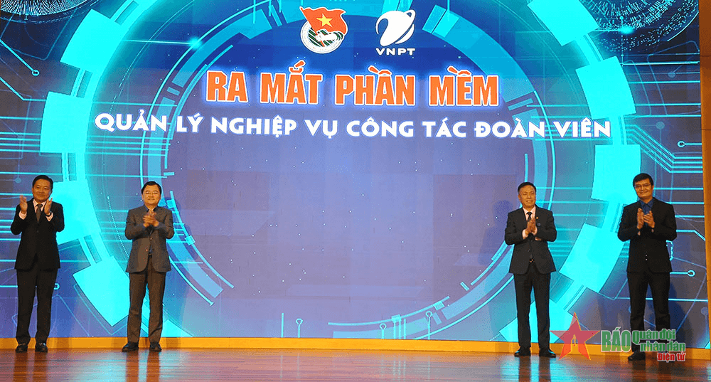 Trung ương Đoàn và VNPT ra mắt Phần mềm Quản lý đoàn viên
