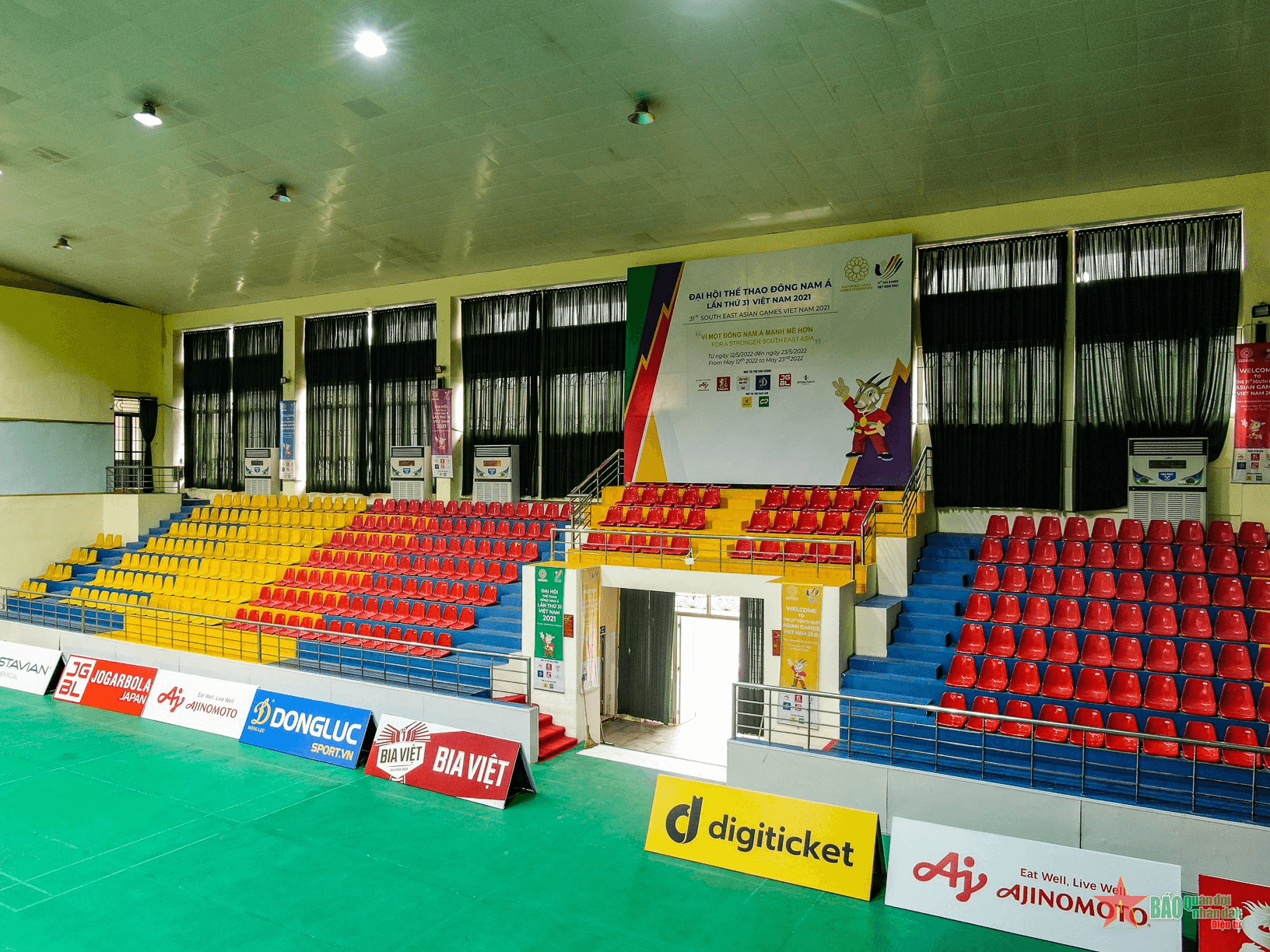Nhà thi đấu Đan Phượng đã sẵn sàng cho SEA Games 31