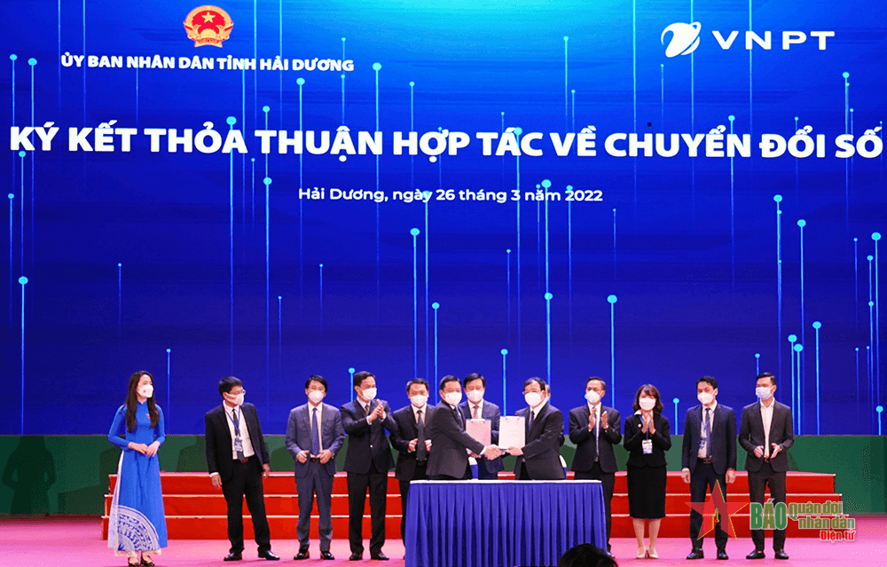 VNPT sát cánh cùng tỉnh Hải Dương trong chuyển đổi số