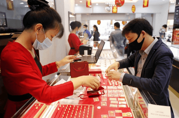 Vàng trong nước giao dịch ổn định