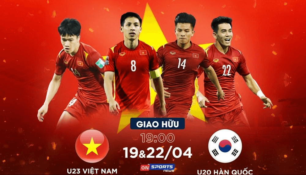 Xem trực tiếp U23 Việt Nam-U20 Hàn Quốc trên kênh nào?