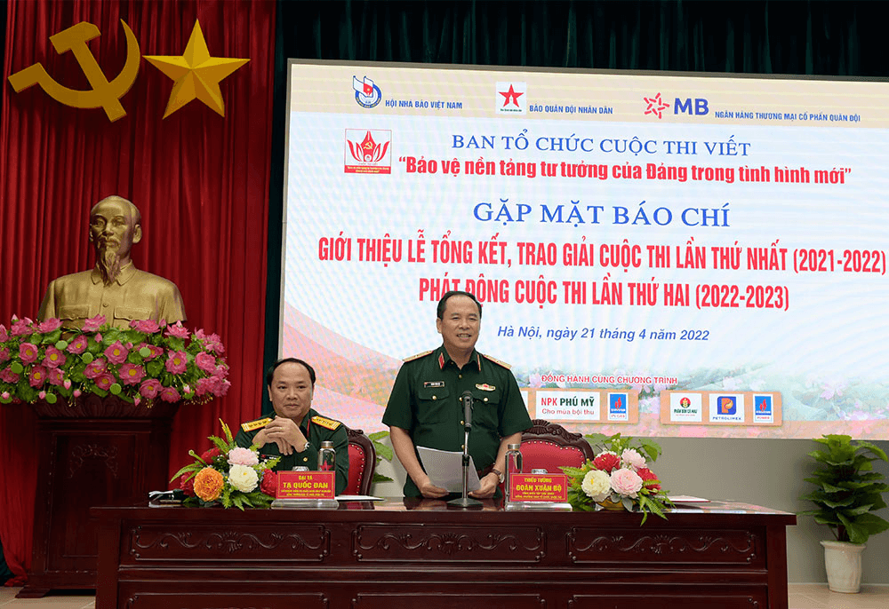 Gặp mặt báo chí giới thiệu Lễ tổng kết và trao giải Cuộc thi viết “Bảo vệ nền tảng tư tưởng của Đảng trong tình hình mới”