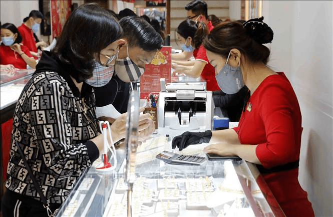 Giá vàng trong nước tăng nhẹ