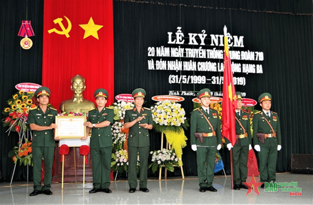 Ngày 31-5-1999: Thành lập Trung đoàn 719, Binh đoàn 16