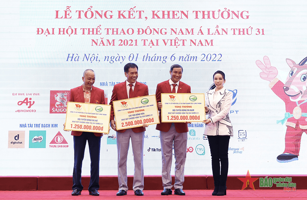Golf Long Thành: Trao thưởng 5 tỷ đồng cho các tập thể, cá nhân xuất sắc tại SEA Games 31