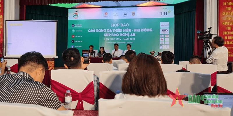 Giải Bóng đá Thiếu niên - Nhi đồng Cúp Báo Nghệ An lần thứ 2022 diễn ra từ ngày 10 đến 16-6