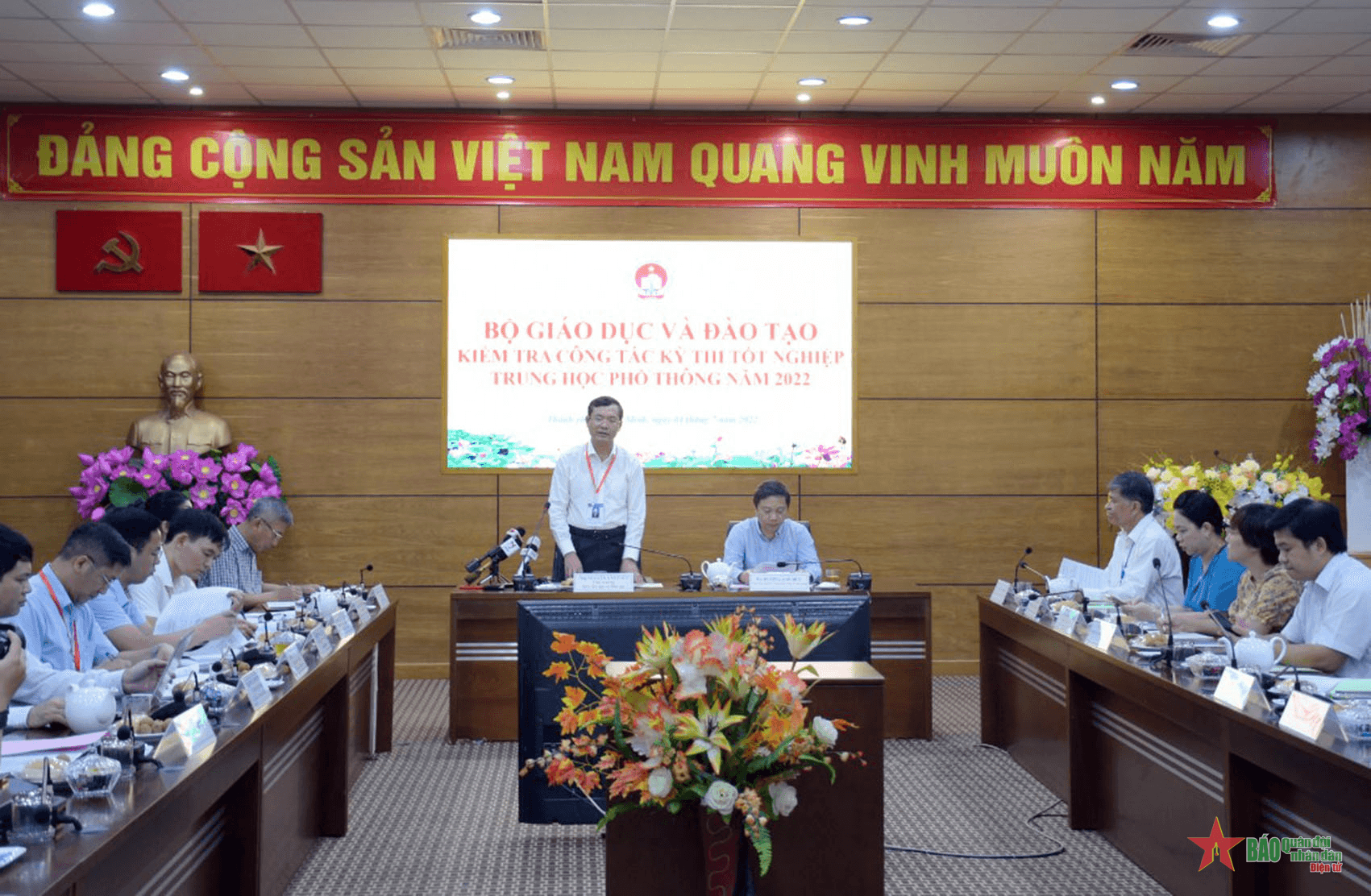 Bộ Giáo dục và Đào tạo kiểm tra chuẩn bị thi tốt nghiệp trung học phổ thông tại TP Hồ Chí Minh