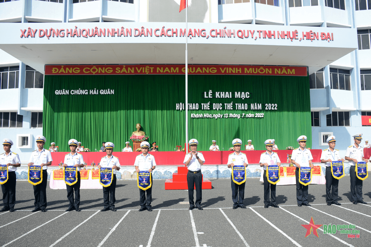 Hơn 700 vận động viên tham gia Hội thao thể dục thể thao Quân chủng Hải quân