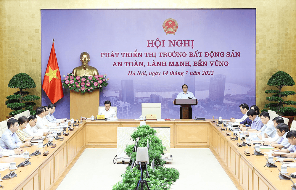 Thủ tướng Chính phủ Phạm Minh Chính chủ trì Hội nghị phát triển thị trường bất động sản an toàn, lành mạnh, bền vững