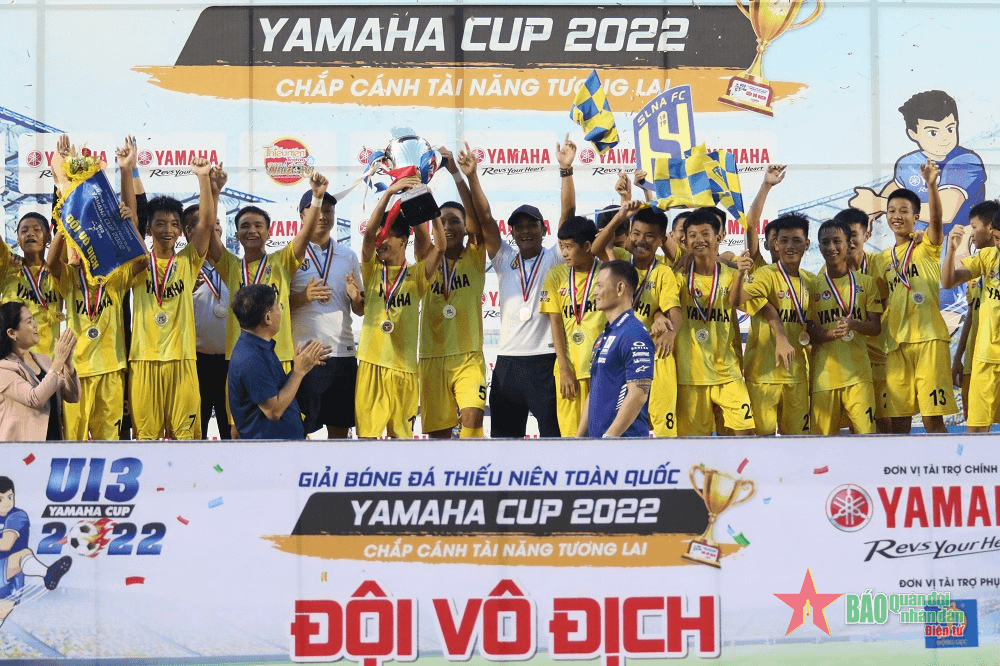 Đội U13 Sông Lam Nghệ An vô địch Giải thiếu niên U13 toàn quốc Yamaha Cup 2022