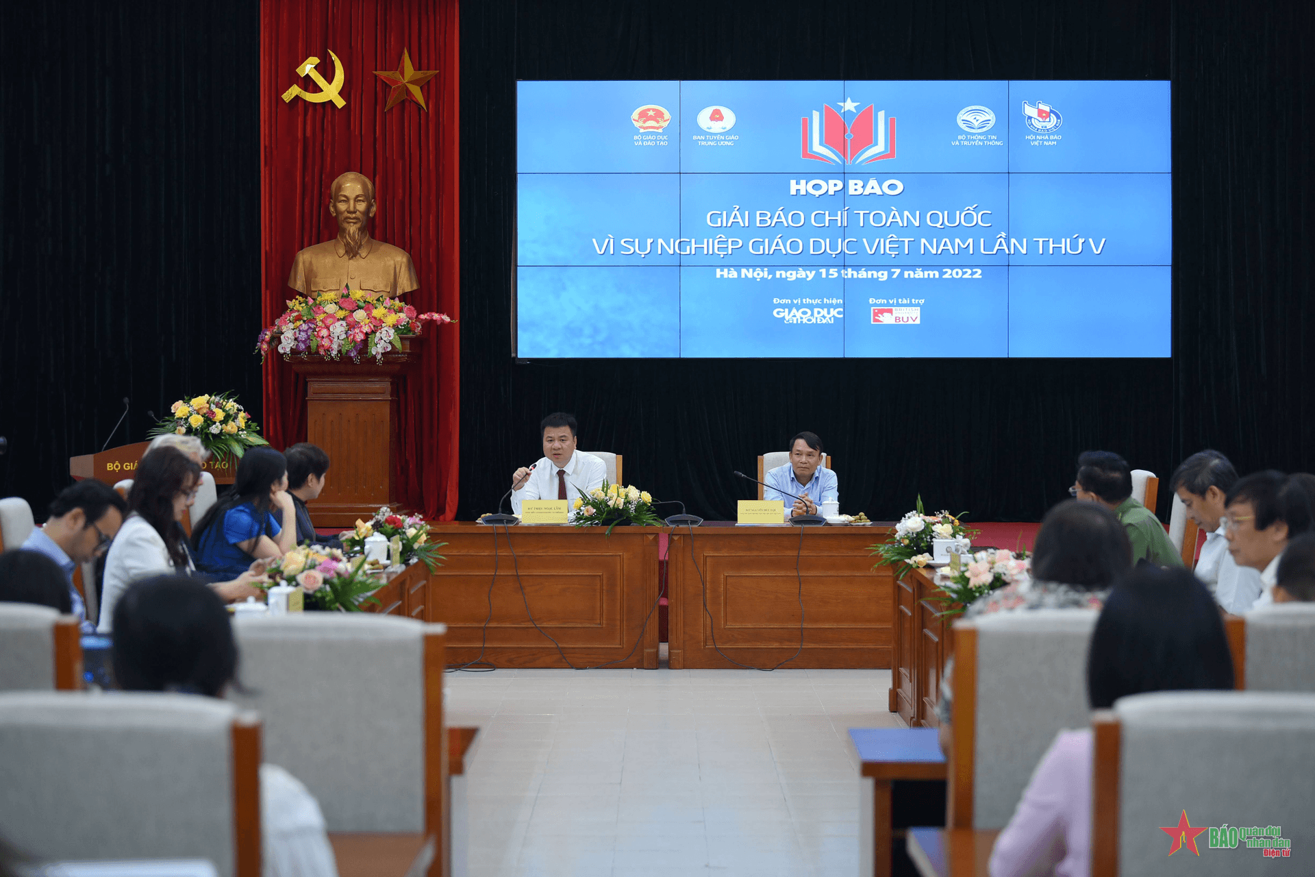 Họp báo Giải báo chí toàn quốc "Vì sự nghiệp giáo dục Việt Nam" năm 2022