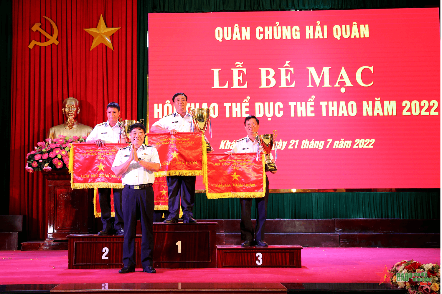 Bế mạc Hội thao thể dục thể thao Quân chủng Hải quân năm 2022
