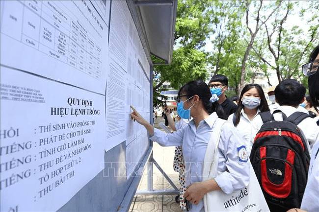 Công bố điểm thi tốt nghiệp Trung học phổ thông năm 2022
