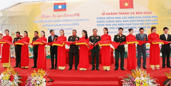 Ngày 29-9-2017: Khánh thành Nhà lưu niệm Chủ tịch Hồ Chí Minh do Chính phủ Lào tặng Khu di tích Kim Liên