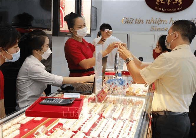 Giá vàng trong nước tăng nhẹ