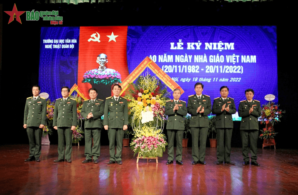 Trường Đại học Văn hóa Nghệ thuật Quân đội kỷ niệm Ngày Nhà giáo Việt Nam