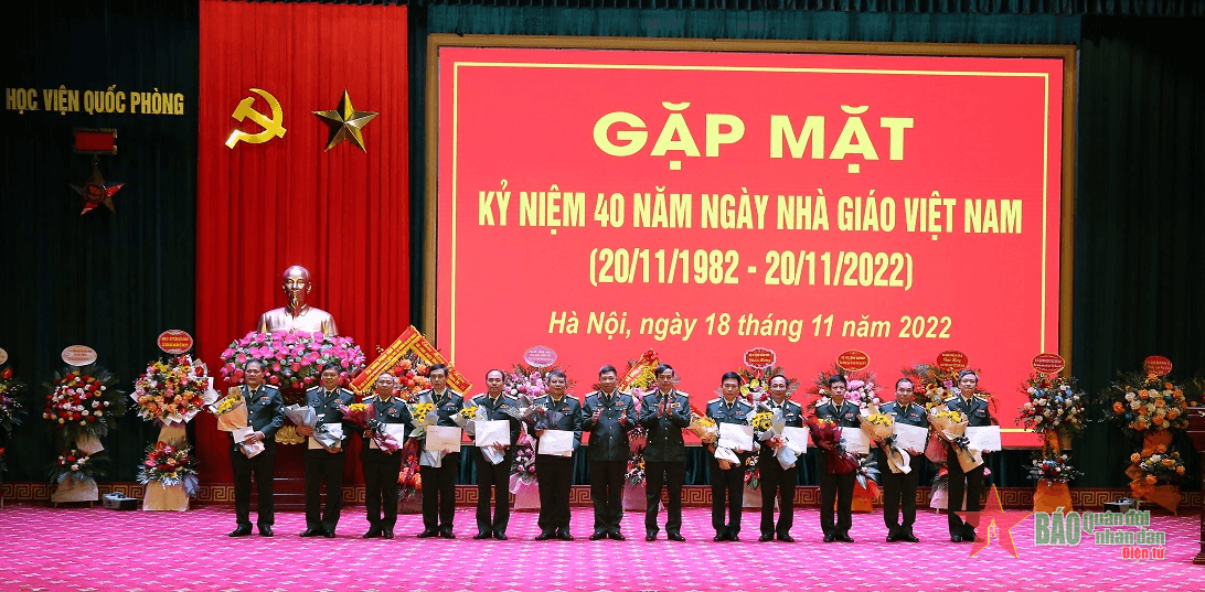 Học viện Quốc phòng kỷ niệm Ngày Nhà giáo Việt Nam