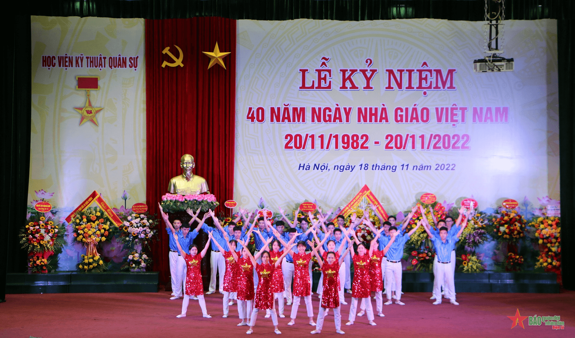 Học viện Kỹ thuật quân sự tổ chức Lễ kỷ niệm Ngày Nhà giáo Việt Nam
