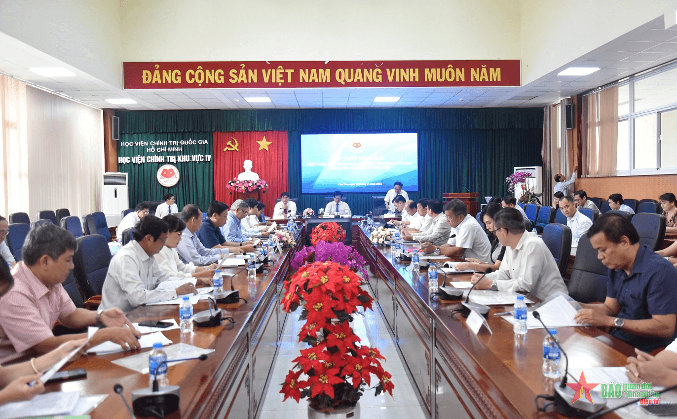 Hội thảo khoa học “Phát triển kinh tế số, xã hội số ở Đồng bằng sông Cửu Long-những vấn đề lý luận và thực tiễn”

​