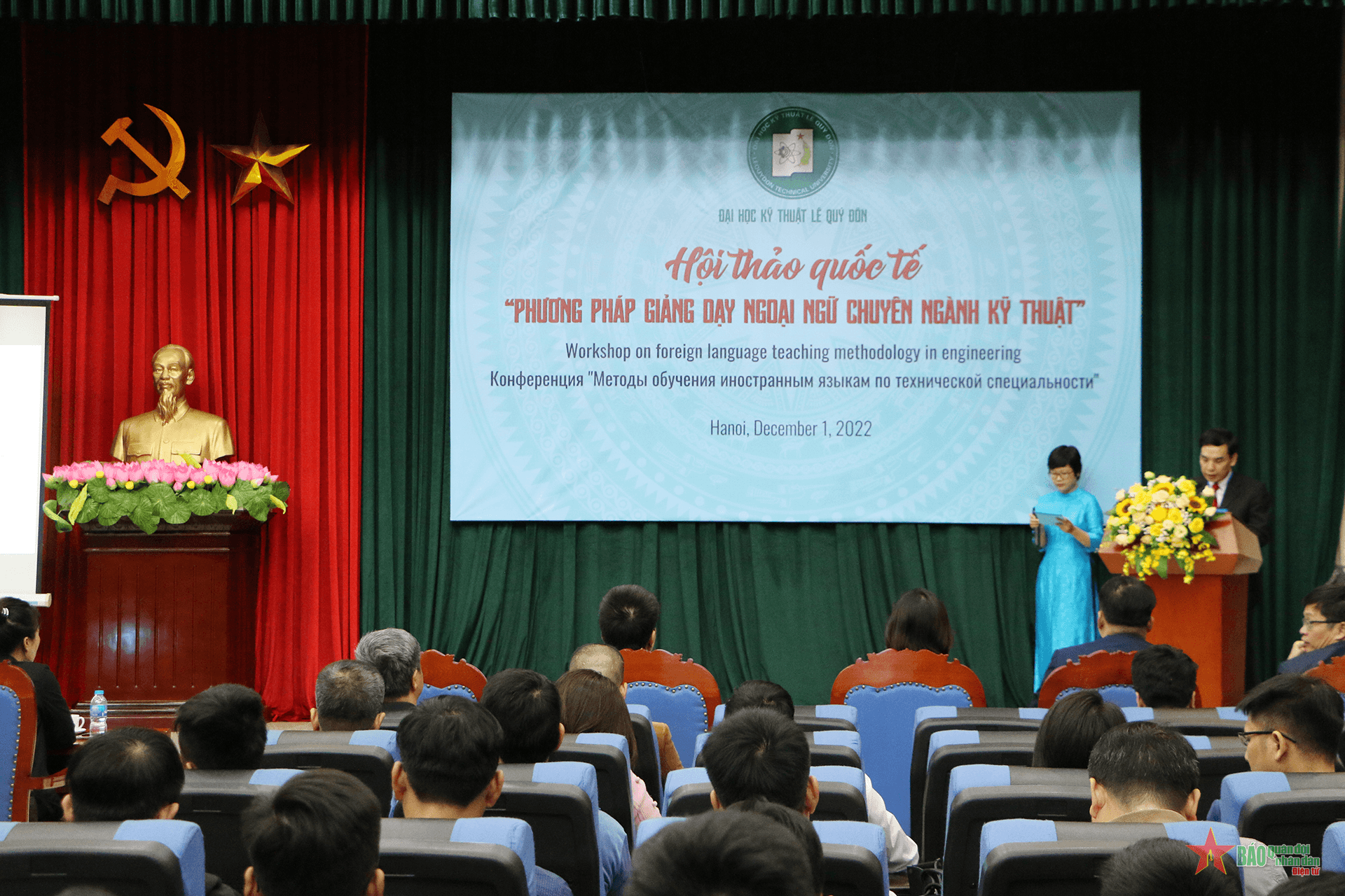 Hội thảo khoa học quốc tế về “Phương pháp giảng dạy ngoại ngữ chuyên ngành kỹ thuật”
